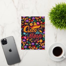 カラフルシンコデマヨ 箔グリーティングカード