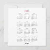 カラフルシンプルクリスマス シーズンカード (裏面)