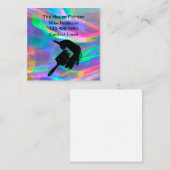 カラフルシンプルハウスペインタービジネスカード スクエア名刺 (正面/裏面)