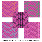 カラフルシンプルピンクパープルヘリンボーンパターン タイル