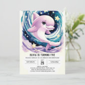 カラフルシンプル誕生日 招待状 (スタンド正面)