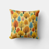 カラフルシンプルFARMHOUSE AUTUMN FOREST クッション (正面)