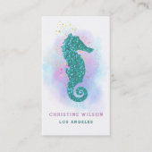 カラフルシーホースのロゴ 名刺 (正面)