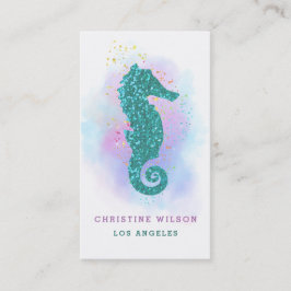 カラフルシーホースのロゴ 名刺