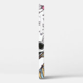 カラフルシームレスヴィンテージパターン背景  Case-Mate iPhoneケース (裏面 / 左)