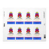 カラフルシールドホーム製ビールラベル ラベル (フルシート)