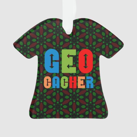 カラフルジオカサー矢印 オーナメント (正面)