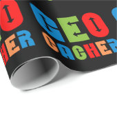 カラフルジオカサー矢印 ラッピングペーパー (ロールコーナー)