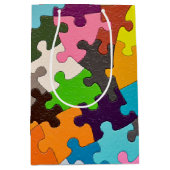 カラフルジグソーパズル ミディアムペーパーバッグ (正面)