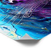 カラフルジャグアーアート ポスター (角)