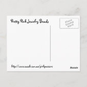 カラフルジュエリービーズ ポストカード (裏面)