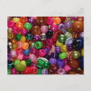 カラフルジュエリービーズ ポストカード
