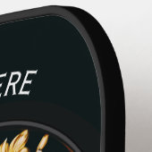 カラフルジュエリー宝石大切石宝石 ピックルボールラケット (左詳細)