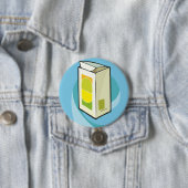 カラフルジュースモダン箱ミニマル 缶バッジ (インサイチュ)