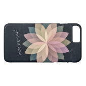 カラフルスエレガントフローラマンダラブラックグランジ Case-Mate iPhoneケース (裏面(横))