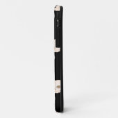 カラフルスカルオン黒 Case-Mate iPhoneケース (裏面/左)