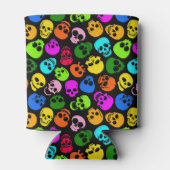 カラフルスカル模様 缶クーラー (裏面)