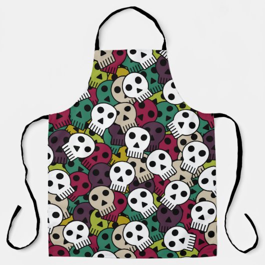 カラフルスカル エプロン (正面)