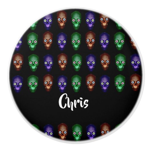 カラフルスカル セラミックノブ (正面)