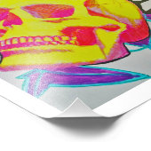 カラフルスカル フォトプリント            (角)