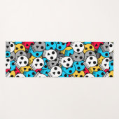 カラフルスカル ヨガマット (正面(横))