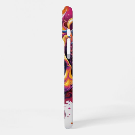 カラフルスカル iPhoneケース (左側面)