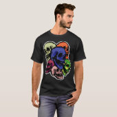 カラフルスカル Tシャツ (正面フル)