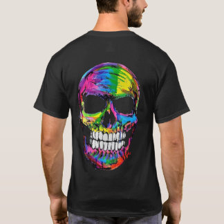 カラフルスカル Tシャツ