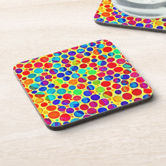 カラフルスタイリッシュとシック コースター (左側)