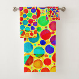 カラフルスタイリッシュとシック バスタオルセット