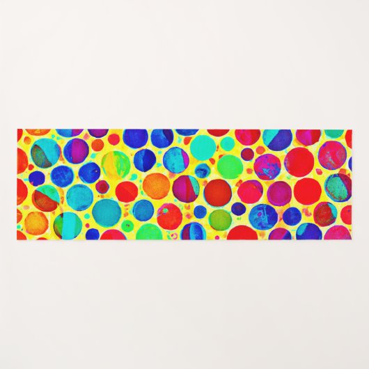 カラフルスタイリッシュとシック ヨガマット (正面(横))