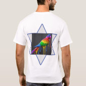 「カラフルスタイルを解き放鮮やかせ」 Tシャツ (裏面)