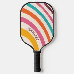 カラフルスタイル曲線 ピックルボールラケット