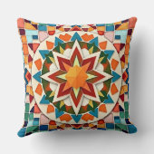 カラフルスターバストモザイク装飾用クッション クッション (裏面)