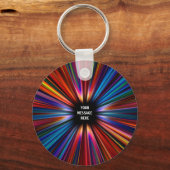 カラフルスターバスト爆発 キーホルダー (正面)