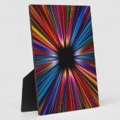 カラフルスターバスト爆発 フォトプラーク (側面)