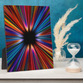 カラフルスターバスト爆発 フォトプラーク (側面)