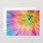 カラフルスターバスト絞り染め ポストカード (正面/裏面)