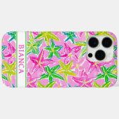 カラフルスターフィッシュモノグラム Case-Mate iPhoneケース (裏面 (横))