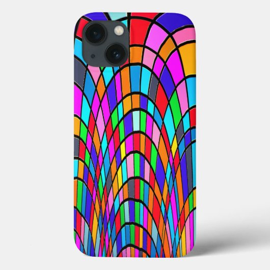 カラフルステンドグラスアート Case-Mate iPhoneケース (裏面)