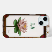 カラフルステンドグラス フローラルデザイン Case-Mate iPhoneケース (裏面 (横))
