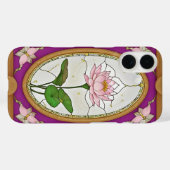 カラフルステンドグラス フローラルデザイン Case-Mate iPhoneケース (裏面 (横))