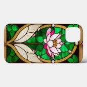 カラフルステンドグラス フローラルデザイン Case-Mate iPhoneケース (裏面 (横))