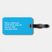 カラフルストライプいかりカスタム荷札 ラゲッジタグ (裏面横)