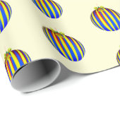 カラフルストライプのオーナメント ラッピングペーパー (ロールコーナー)