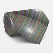 カラフルストライプのファッション ネクタイ (ロール)