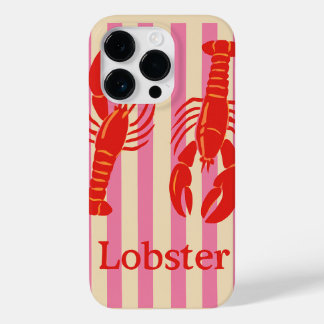 カラフルストライプの上にのった鮮やかなエビたち Case-Mate iPhone 14 PROケース