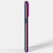 カラフルストライプの抽象芸術線パターン Case-Mate iPhoneケース (裏面 / 右)