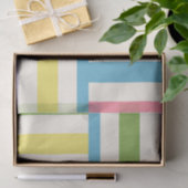 カラフルストライプの文様 薄葉紙 (ギフト)