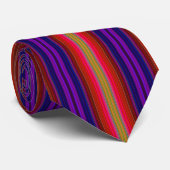 カラフルストライプの結 ネクタイ (ロール)